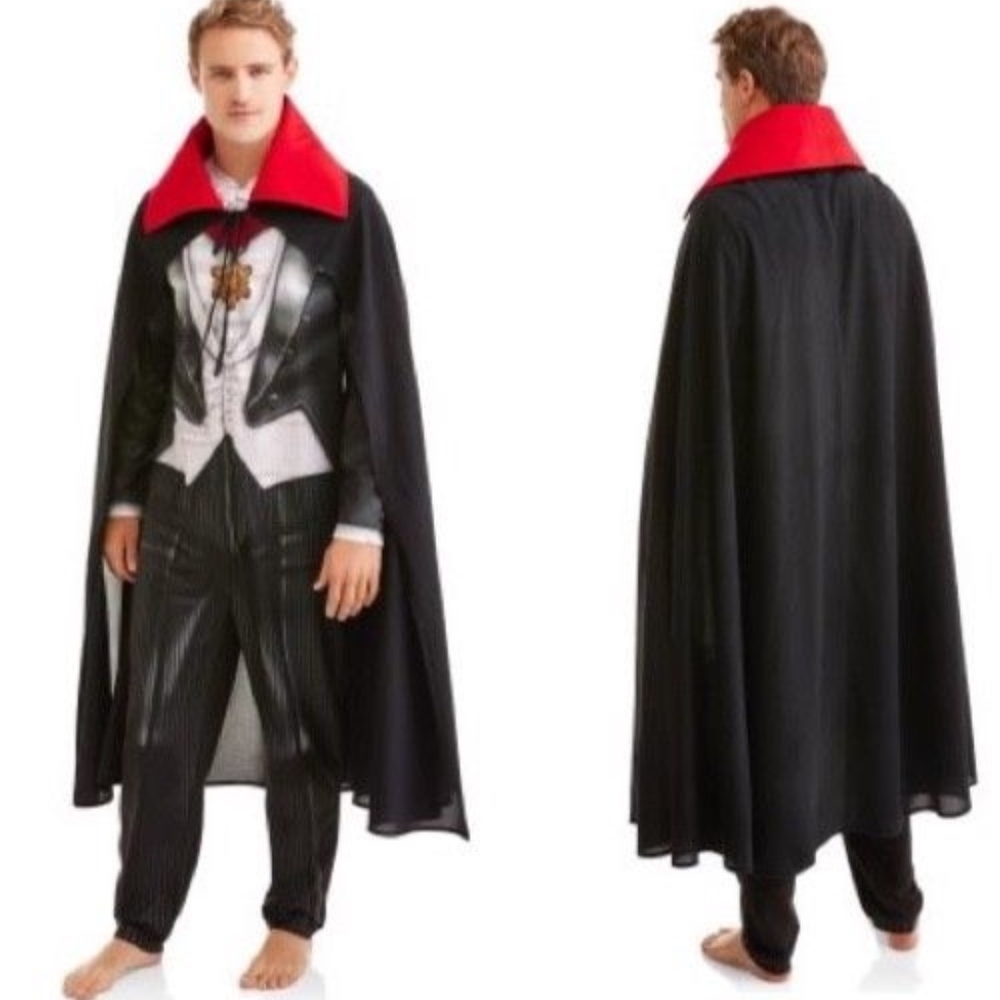 Dracula Vampire Adult Onesie Fleece Halloween